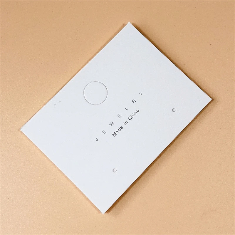 50Pcs Earring Display Cards Hang Tag DIY Jewelry Storage Packaging Cards Tags For Earrings Jewelry Making