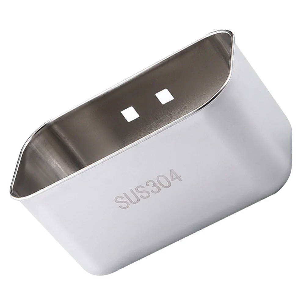 

Waterproof Stainless Steel Sink Draining Basket Strong Suction Easy Install Load-Bearing Kitchen Storage Organizer