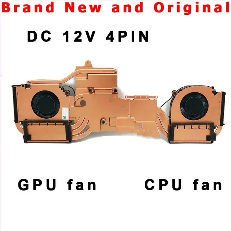 

New Laptop CPU GPU Heatsink Cooling Fan for Clevo 6-31-V15RN-101 CV15S02 FQNW FQNX DFSCL12E16486S DFSCL12E06486S