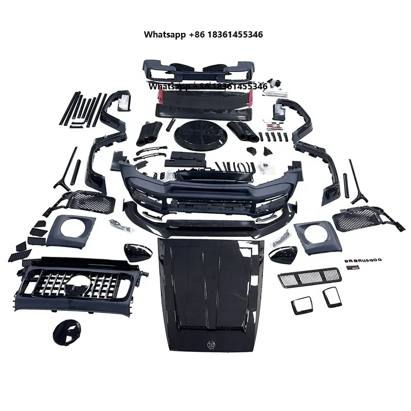 For  G Class W464 2019+ Retrofit Body Kit for All New G Class SPC Rocket 900  PP+Dry Carbon Fiber Body Kit