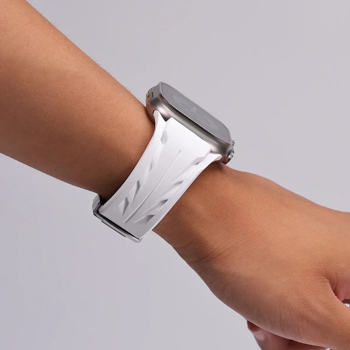 الرياضة سيليكون ل أبل الترا 2 49 مللي متر حزام رجل سوار Iwatch سلسلة 10 9 8 7 Se 4 5 6 44 مللي متر 45 مللي متر 46 مللي متر 316L الصلب مشبك