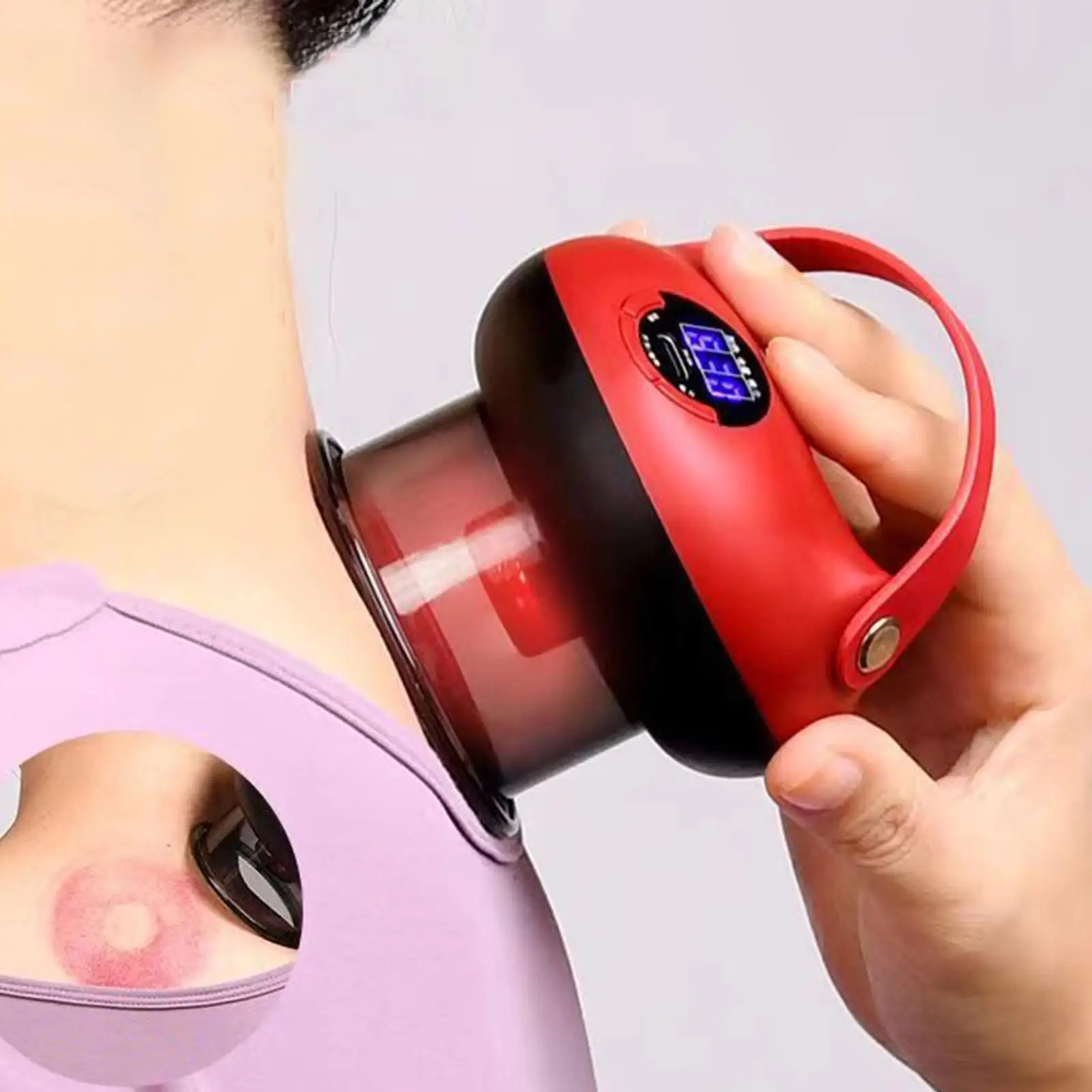 목 다리 어깨용 부항 기계 충전식 부항 마사지 장치