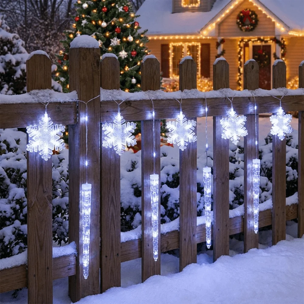 icicle-and-snowflake-shapes-christmas-led-curtain-lights-waterproof-durable-wiring-twinkling-hanging-decor-lamp-remote-control