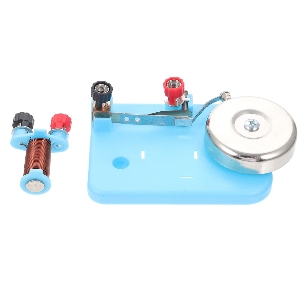 

1 set Electromagnet Teaching Instruments Plastic Plus Iron Physics Child Science Kit Bell Experimental Electric Tool Laboratory
