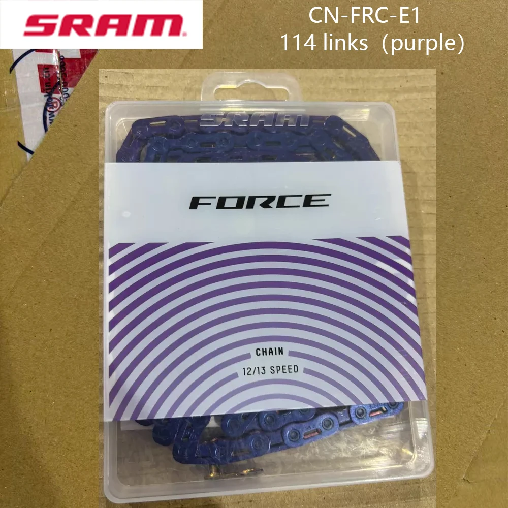 SRAM Force E1 Rival E1 Red E1 ketting voor racefietsen, model CN-RIV-E1, CN-FRC-E1, model Flattop E1, 126 schakels, geschikt voor 12/13 versnellingen.