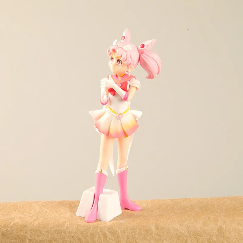 18cm Sailor Moon Chibiusa Pretty anime cake decoration action figure figurine Collection model doll for girl toys birthday gifts