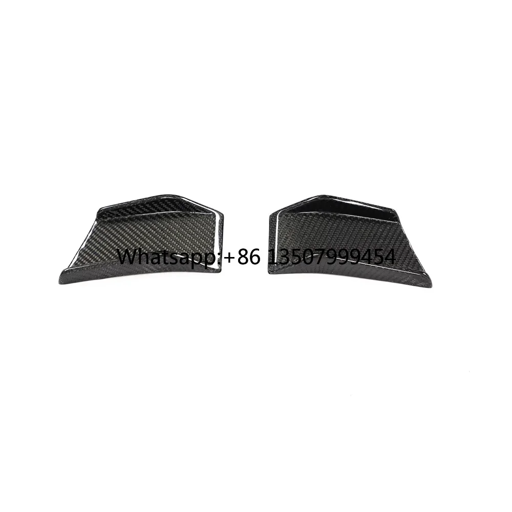 Top Material G22 Carbon Fiber Car Front Bumper Vent Canards for 4 Series G G23 M-Sport 2020-2023