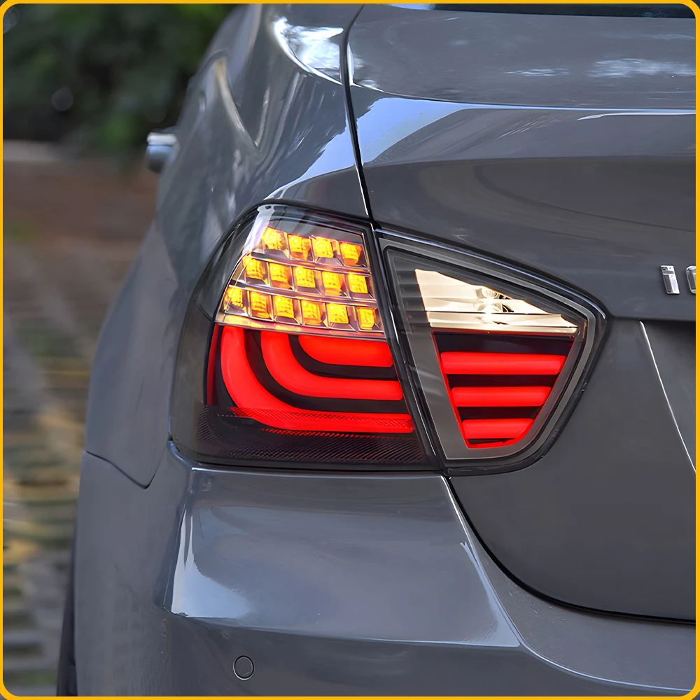 Car Taillight Assembly For BMW 3 Series E90 2005-2008 Plug and Play Upgrade Auto LED Rear Lamp Accessories Dynamic Signal Light