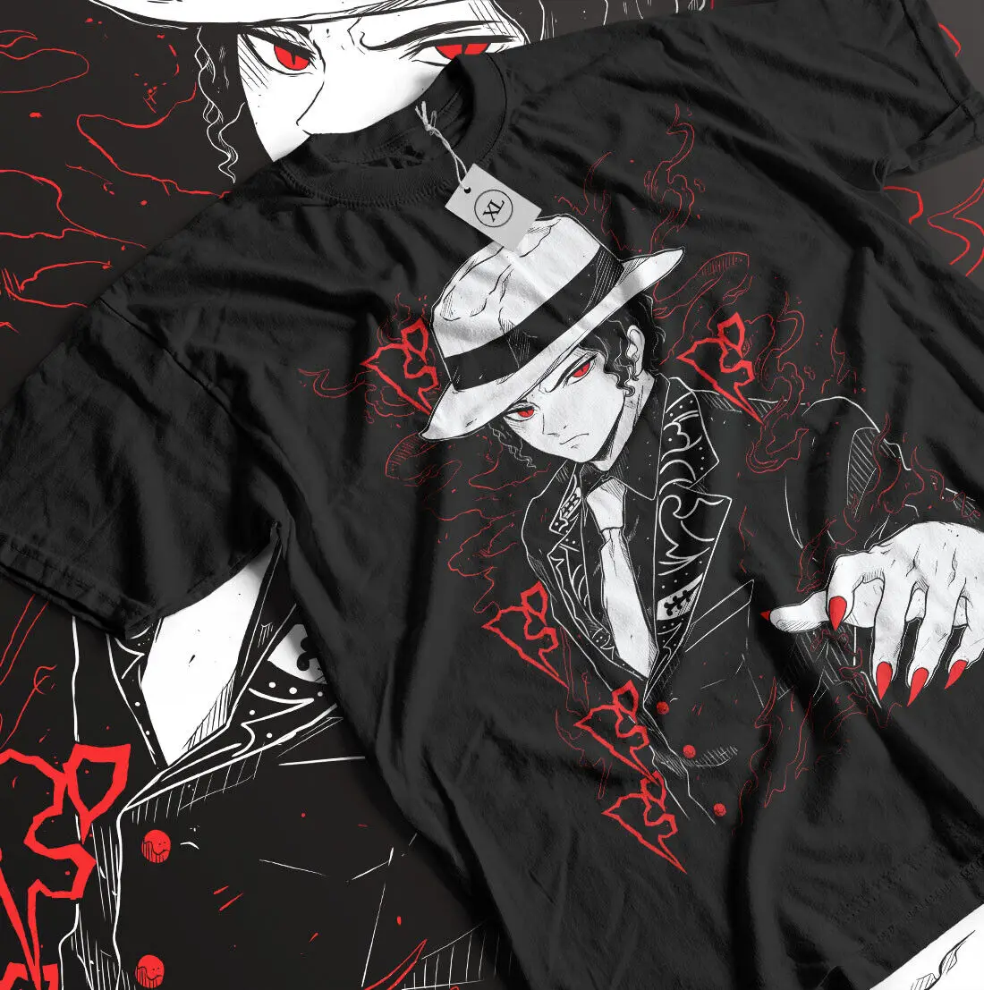 Muzan T-Shirt Kimetsu No Yaiba Demon Slayer Anime No Yaiba Manga Gift Shirt