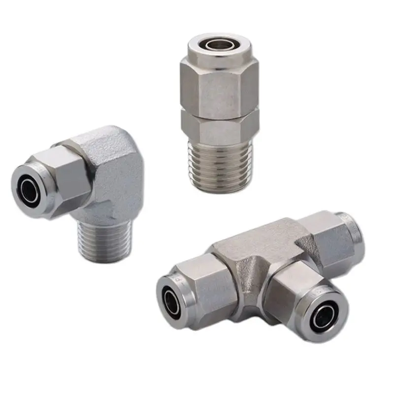 Custom Stainless Steel Nickel Connector Two-Touch Fitting Rapid Adapter