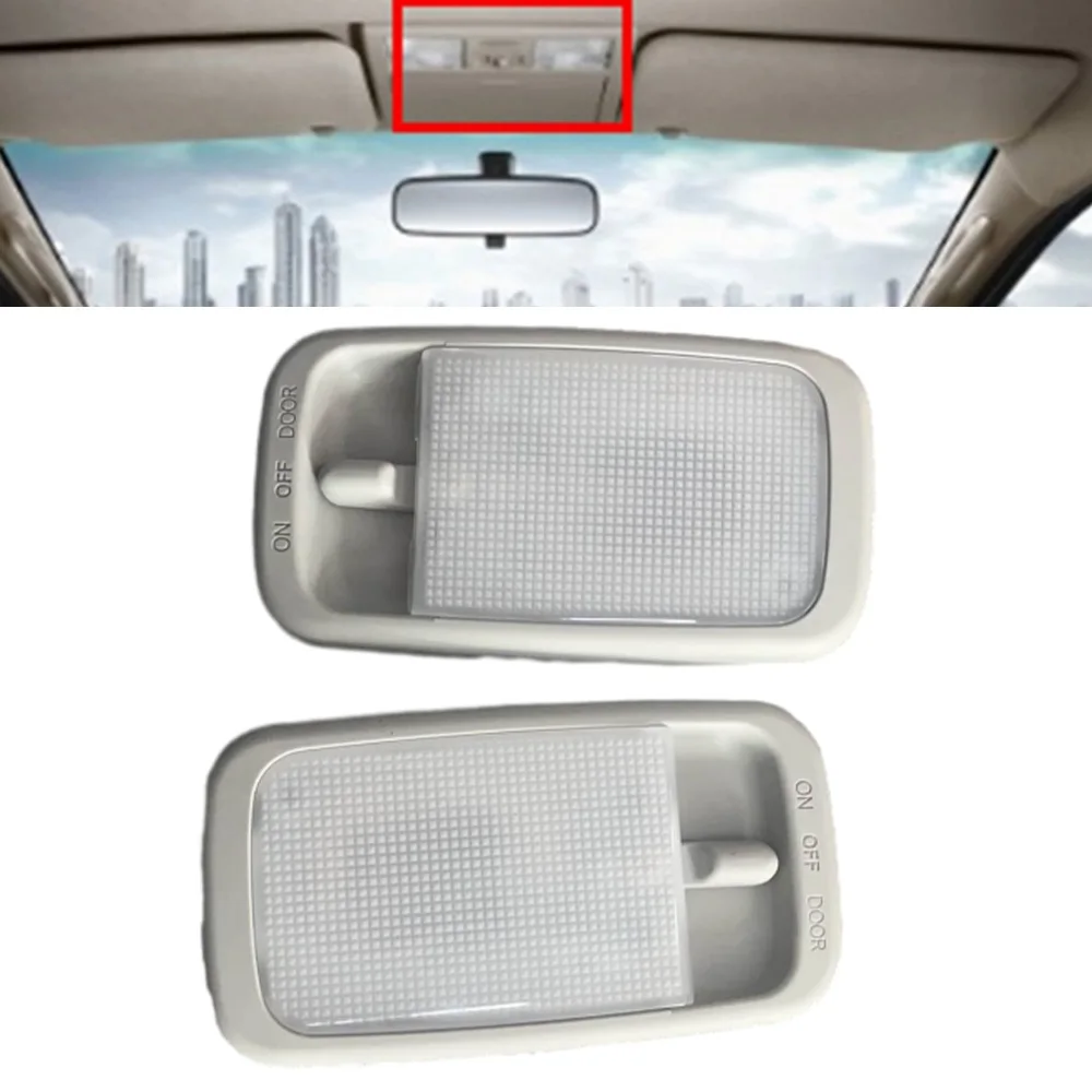 

2pcs Car Overhead Reading Lights Console Roof Lamp Ceiling Lamp Assembly For Toyota Hilux Vigo (halogen bulb versions) 2004-2015