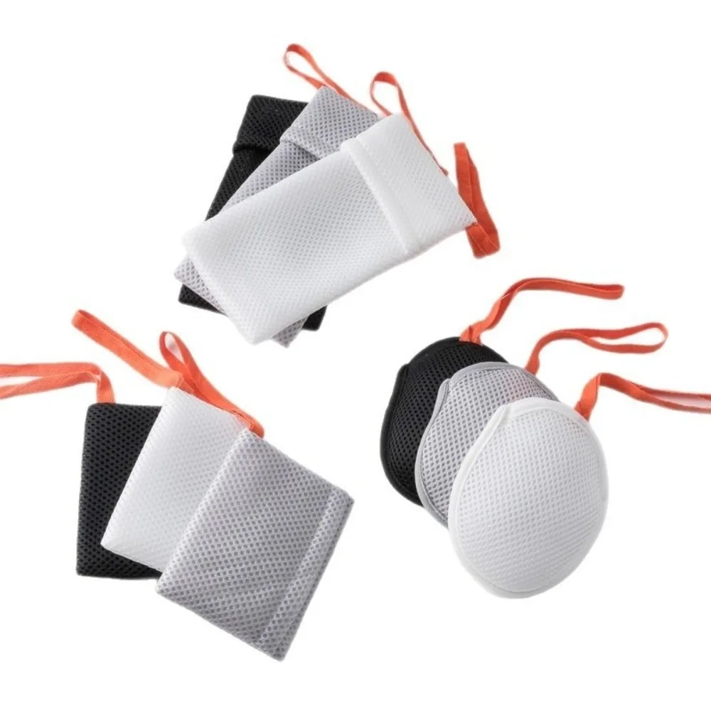 

Новая утолщенная сетчатая сумка-мешок для мыла с эффектом пены, отшелушивающая, на завязках, для экономии мыла, для мытья тела в ванной