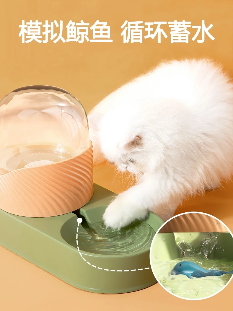 

Cat water dispenser automatic feeder cat water dispenser mobile dog water dispenser unplugged pet supplies.