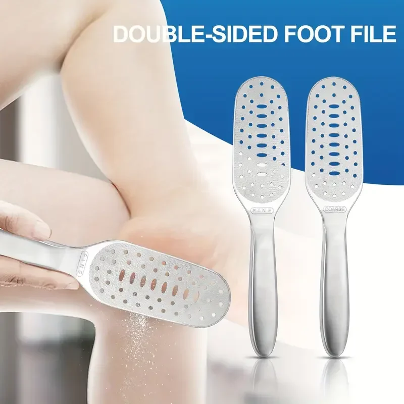 Professional Foot Removal Foot Flakes Stainless Steel Silvery Crusty Cuticle Cleaner Pedicure Remover Washable Foot Care Tools