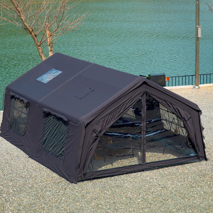 

Large Inflatable Camping Black Tent Pop up Family Dome Tent for Outdoor Picnic Hiking