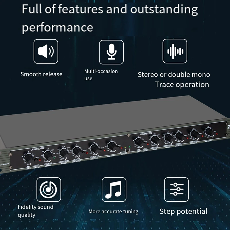 A99E-234XL Stage Crossover Bass Profesional 2 Crossover 3 Crossover 4 Crossover Audio Elektronik Crossover