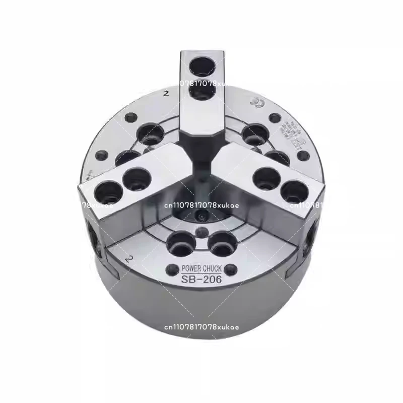 Hollow Hydraulic Chuck, Three-jaw Chuck Hydraulic Power Chuck 5 /6 /8 / 10/12 Inch Steel
