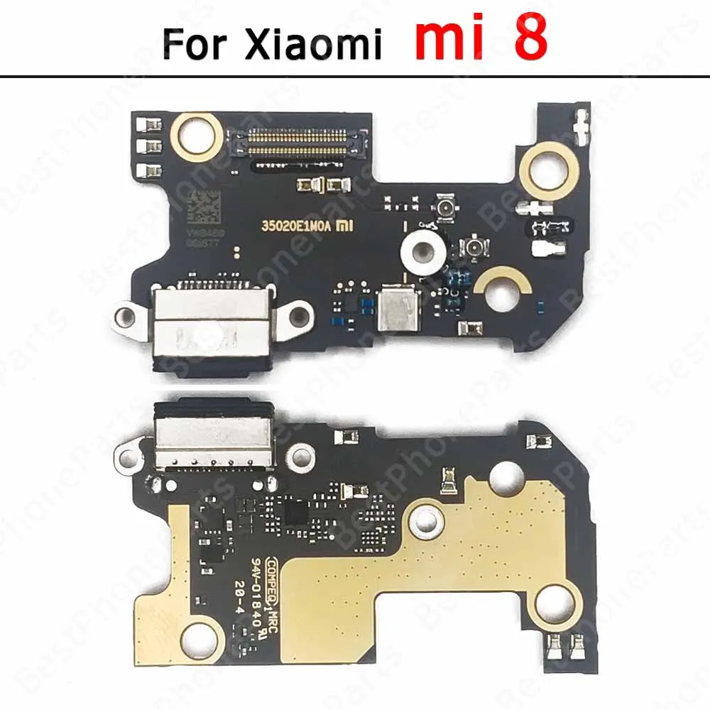 Usb Connector For Xiaomi Mi 8 Lite 6 5 5S Plus 10T Pro 5G 10 9T 9 SE Charging Port Charge Board Flex Plate Pcb Dock