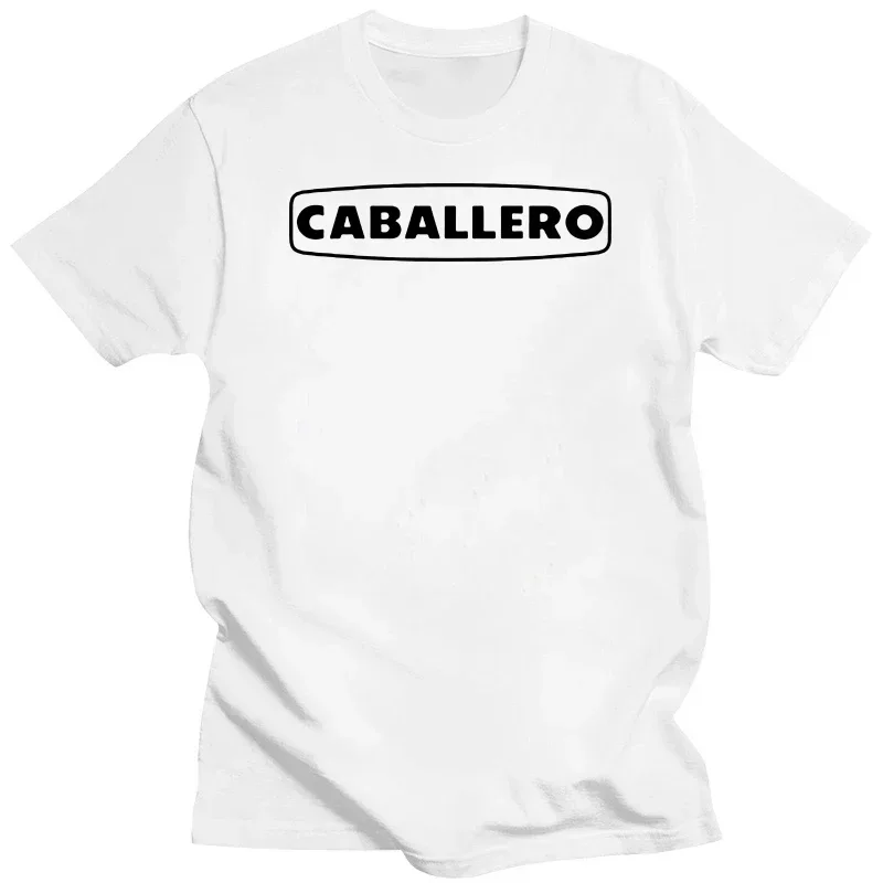 Caballero Fantic Motor Motorcycle new in tops & tees shirt homme Short Sleeve harajuku funny Legend Black Grey Men's T-Shirts