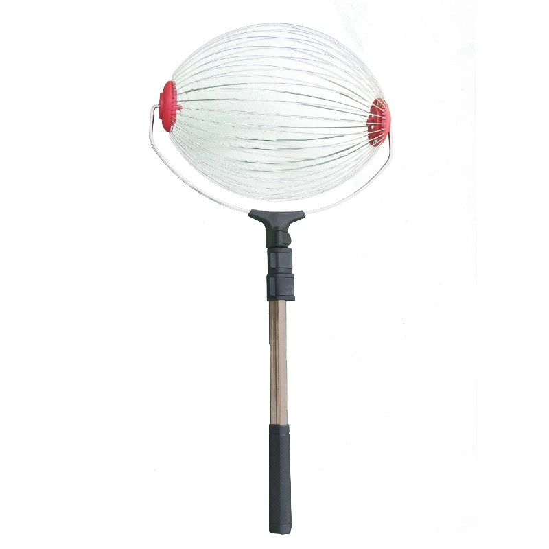 Portable tennis ball picker, practice roller type ball pick-up basket, trainer