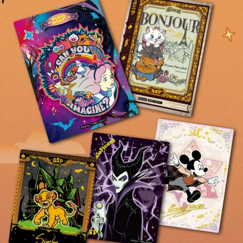 Card.fun Genuine Disney Anime Peripheral Magical Secret  Collection Card Mickey Mouse Toys Children’s Halloween Gift