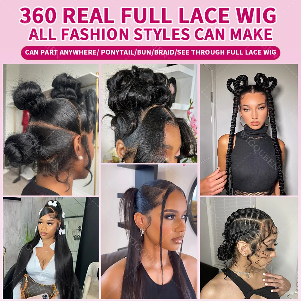 العظام مستقيم حقيقي كامل تذوب جلود 100% ريال HD شعر مستعار دانتيل شعري عقدة غير مرئية الرباط 360 كامل الدانتيل الجبهة الباروكات الشعر البشري #6