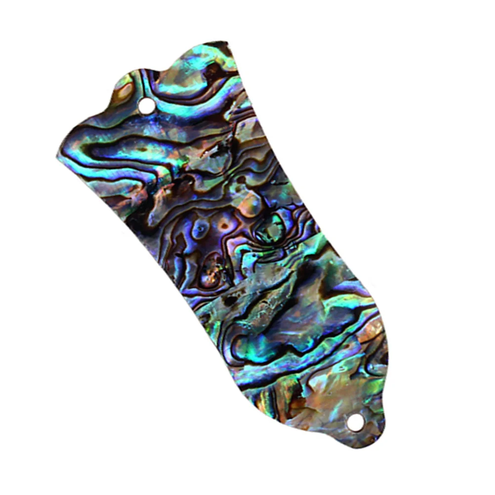 

Natural Abalone Shell 15mm Thick Guitar Truss Rod Cover 2 Holes Replacement for Epip Electric Guitar Parts