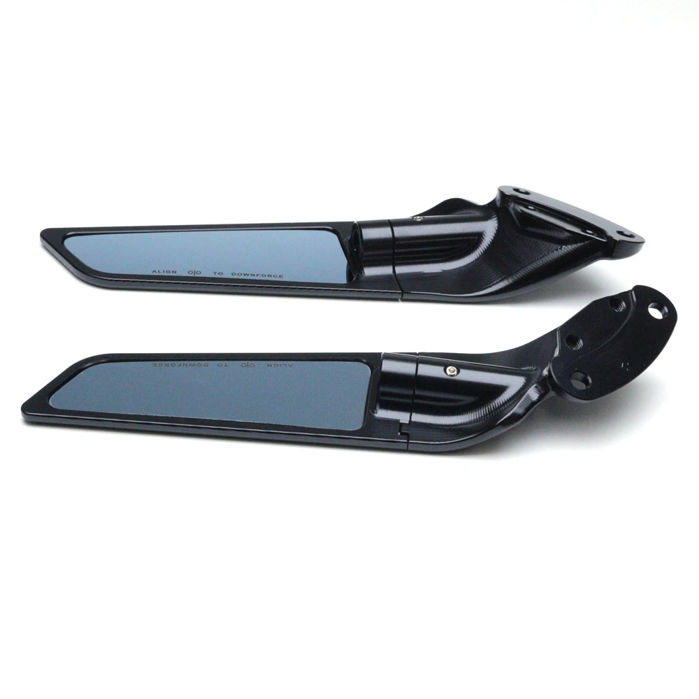 لكاواساكي نينجا ZX10R ZX-10R SE ZX10RR ZX-10RR ZX 10 R RR دراجة نارية قابل للتعديل الألومنيوم مرايا الرؤية الخلفية الرياح الجناح مرآة