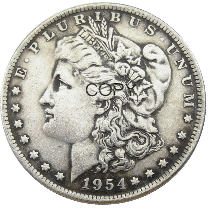 US 1954 Morgan Dollar Silver Plated Copy Coin