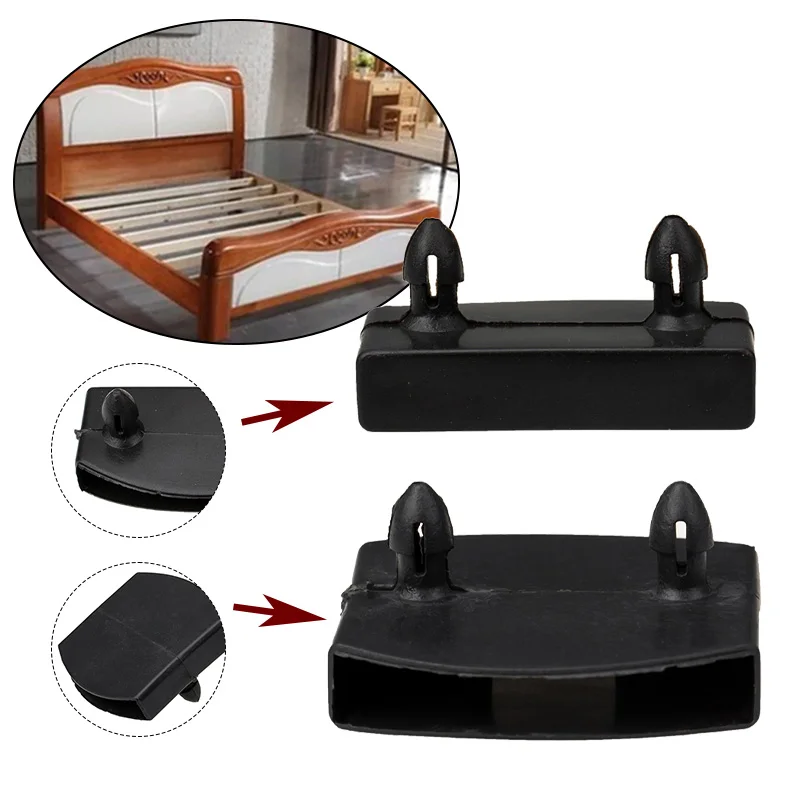 10/20/50Pcs Plastic End Caps Side / Center Bed Slats Holder Connector Securing Furniture For Wooden Single Double King Size Beds