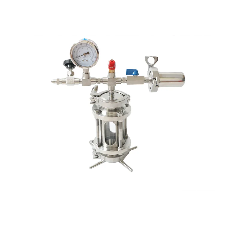 SS304 Diamond Miner Crystallization Chamber with Pressure Gauge