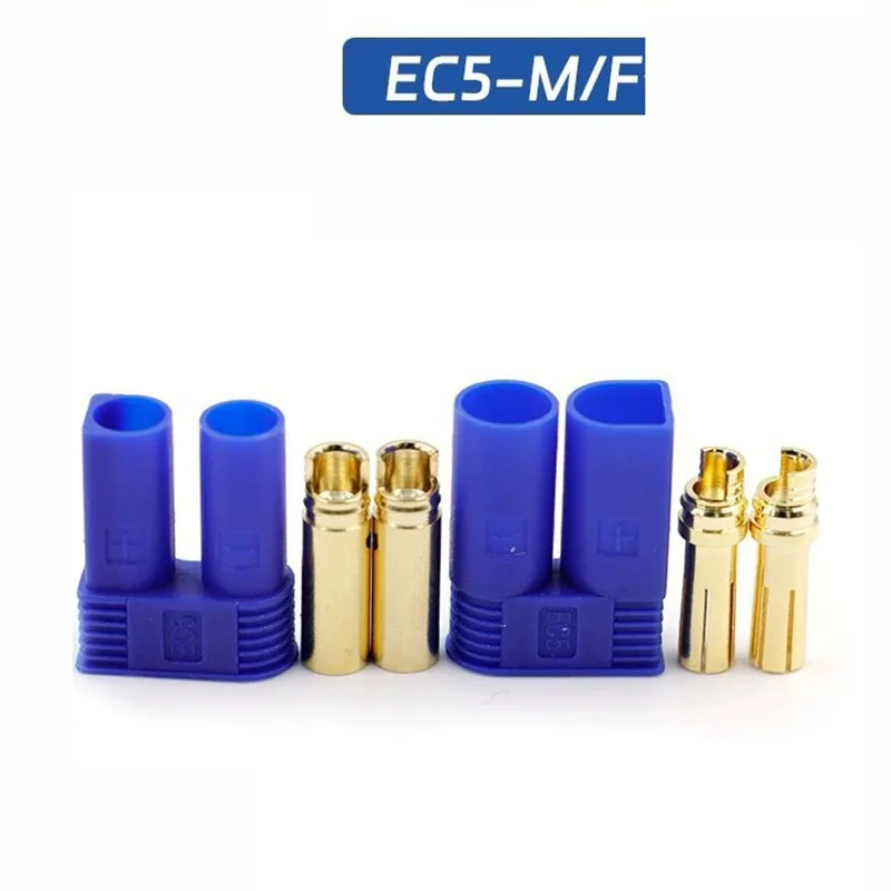 

30Pair EC2 EC3 EC5 plug battery connector kit male and female Gold Plated Banana Plug for RC parts