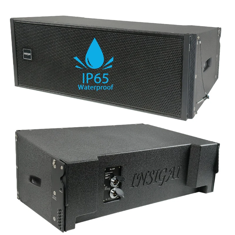 Dual 12 Inch 3200W IP65 24H Garden Rain Outdoor Concert Active Passive Professional Waterproof Line Array Speakers System