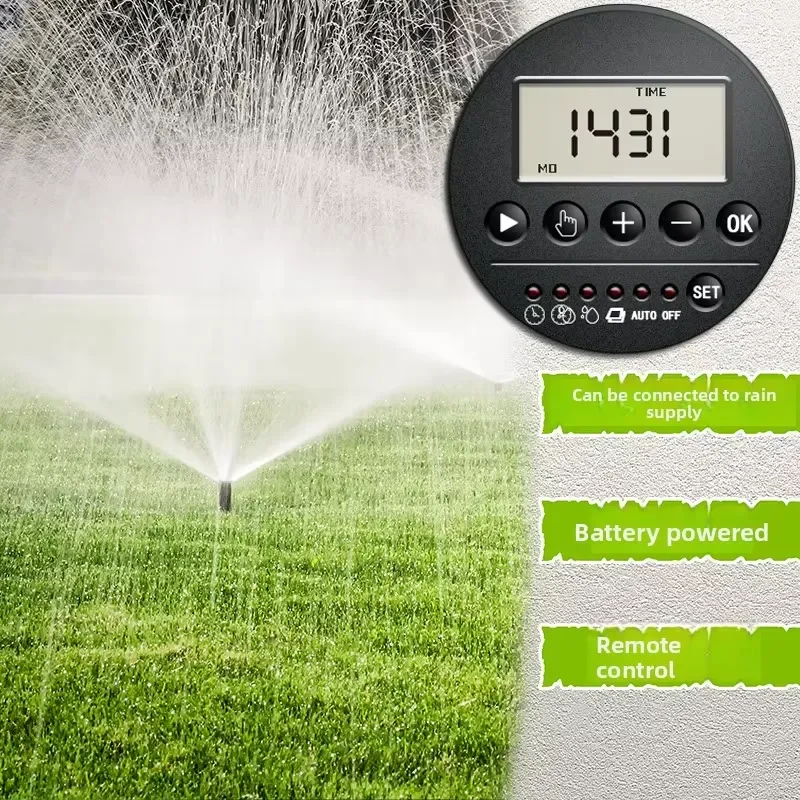 i DaringFish Single Station Intelligent Solar Water Pump Controller Dry Battery Operated Bluetooth Automatic Timing Rain