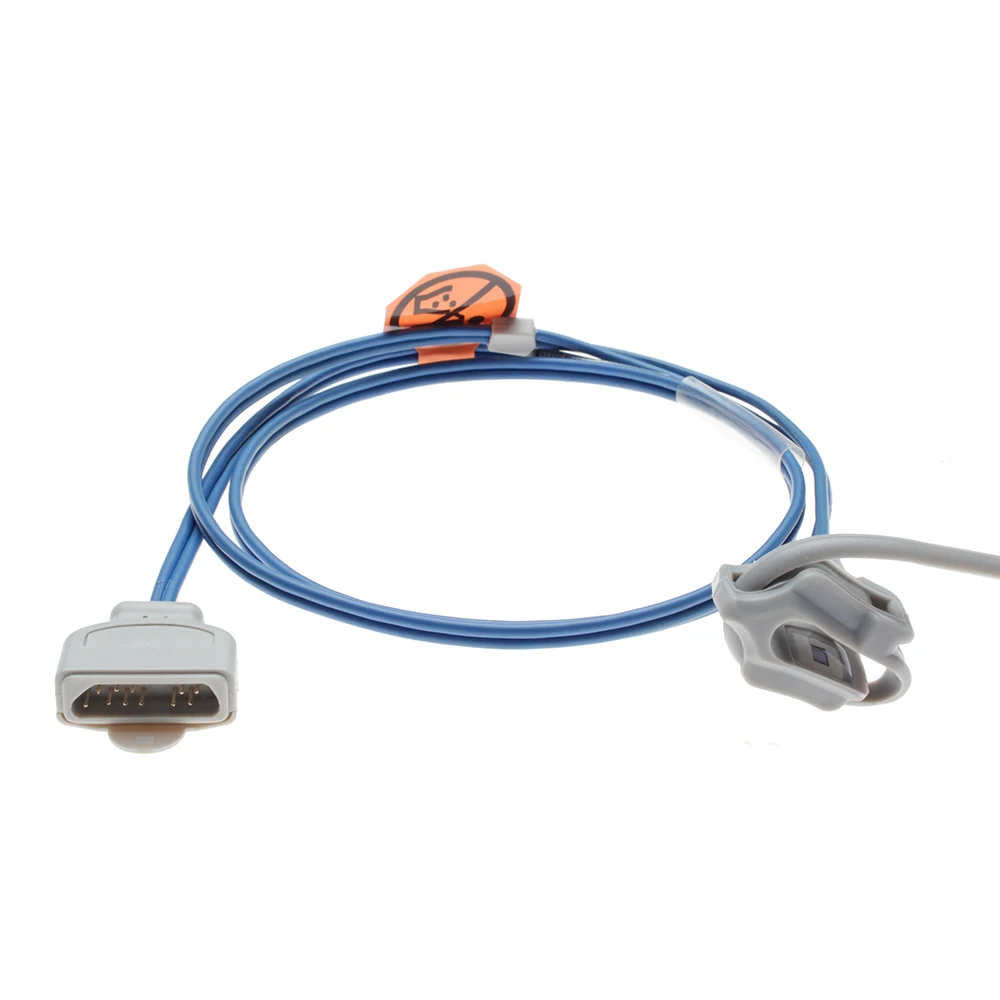 Reusable Spo2 Sensor Oximeter Probe Digital 9pin Neonatal Silicone Packaged Spo2 Sensor Probe MASIMO Compatible