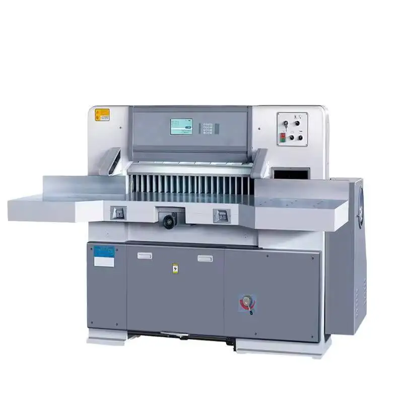 CE High-quality Hydraulic Worm Gear Drive Head Cutter Digital Display Paper Cutting Machineand Kraft Paper Cutting Machine
