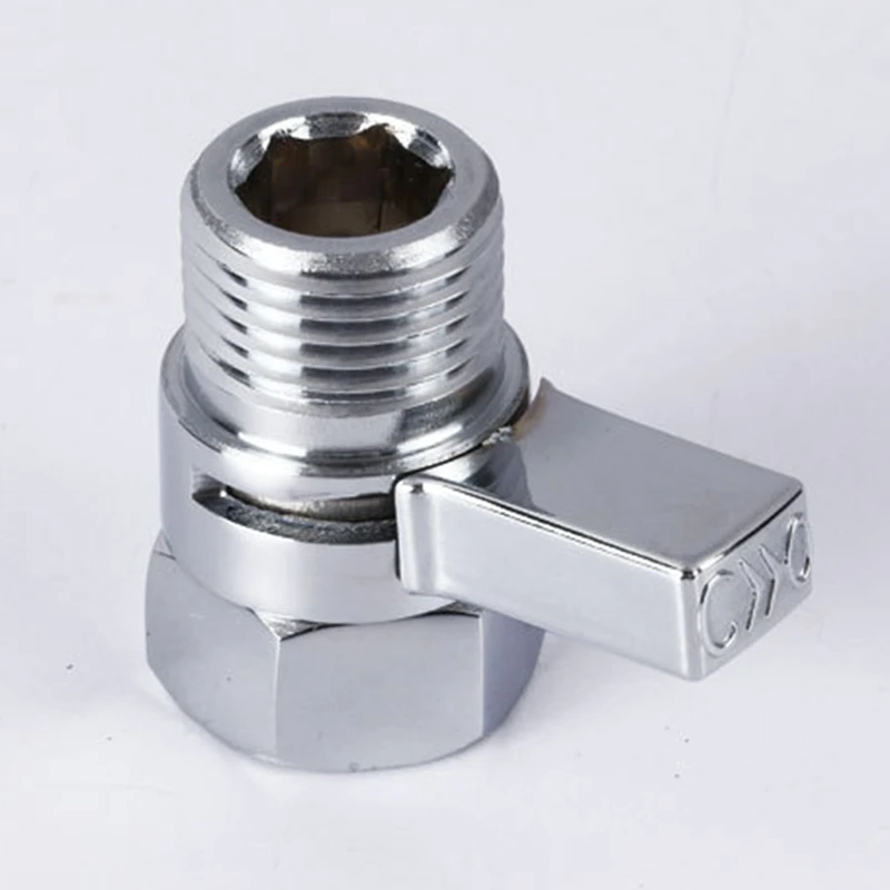 التحكم في التدفق وصمام الإغلاق ، مصنوع من النحاس الصلب ، موفر الماء ، دش يدوي ، دش