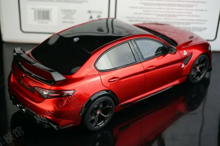 OTTO 1:18 Giulia GTAm Red Simulation Limited Edition Resin Metal Static Car Model Gift