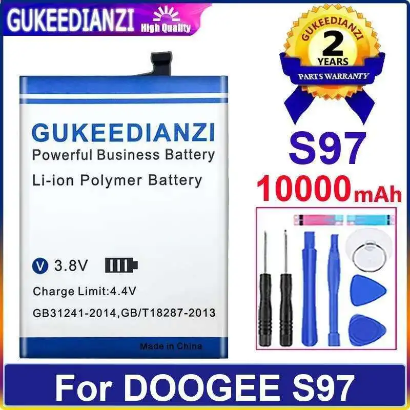 

Аккумулятор мобильного телефона с длительным сроком службы для Doogee S97 10000 мАч, прочный