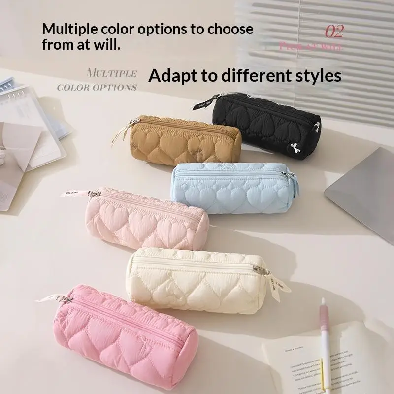 Cute Pencil Case Multi-functional Large-capacity Stationery Storage Bag Stationery Organizer School Supplies
