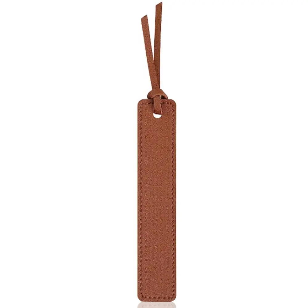 

New Leather Bookmarks Office Supply Stationery Bookmark Holder Teacher Gift Leather Tag Read Marks Book