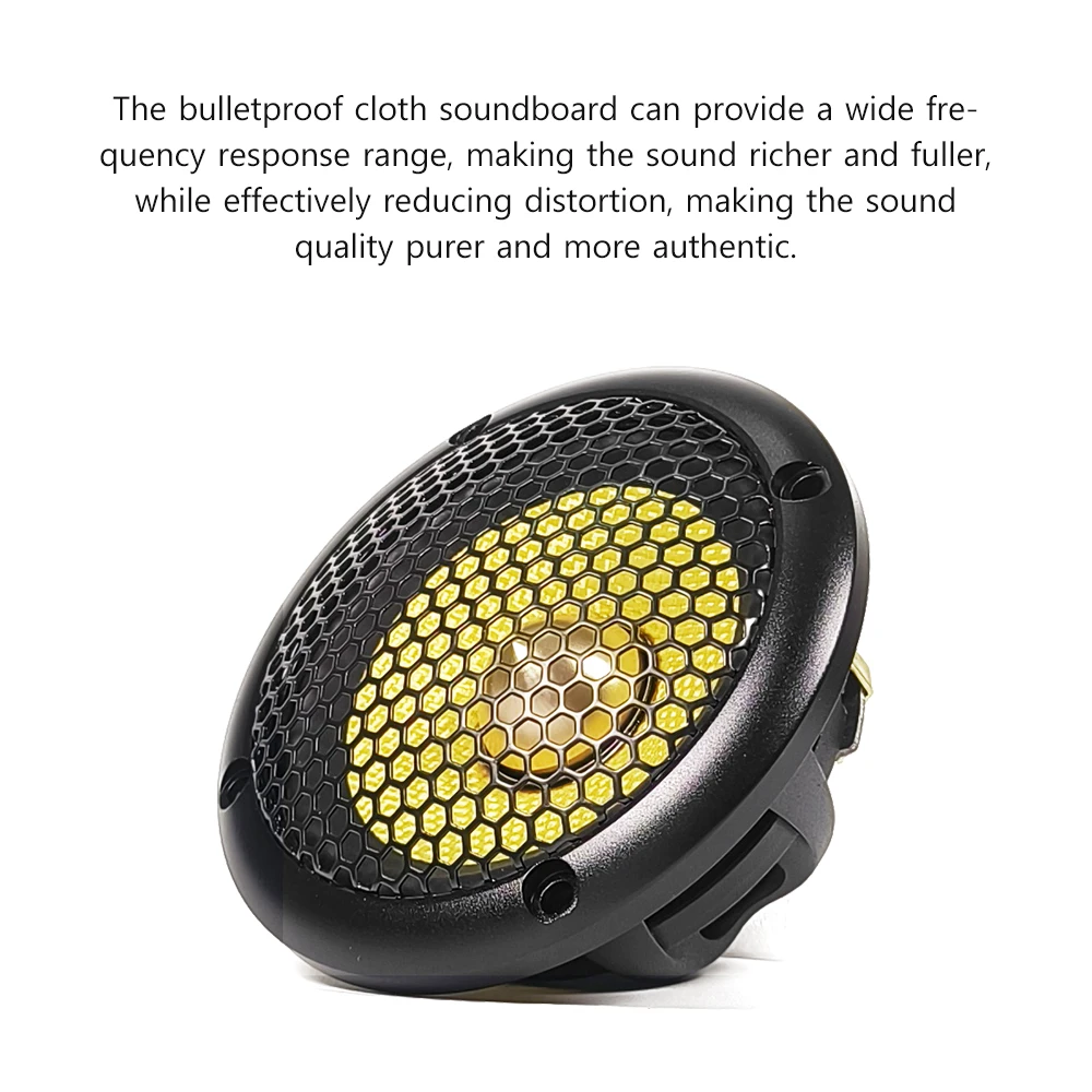 Picture 3: 2pcs 3.5-inch bullet guided mid-range speaker, car center speaker, luxury car two-way three-way 3-inch mid-range speaker