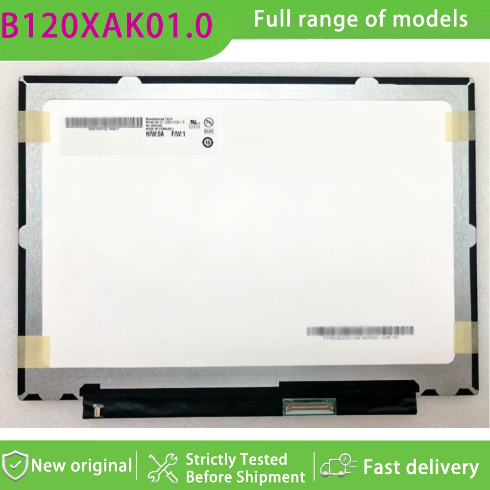 B120XAK01.0 12.0 Inch Hd 16 10 Aspect Ratio Ips Grade Lcd Display Panel Capacitive Touch  for Laptop Assembly Replacement Part