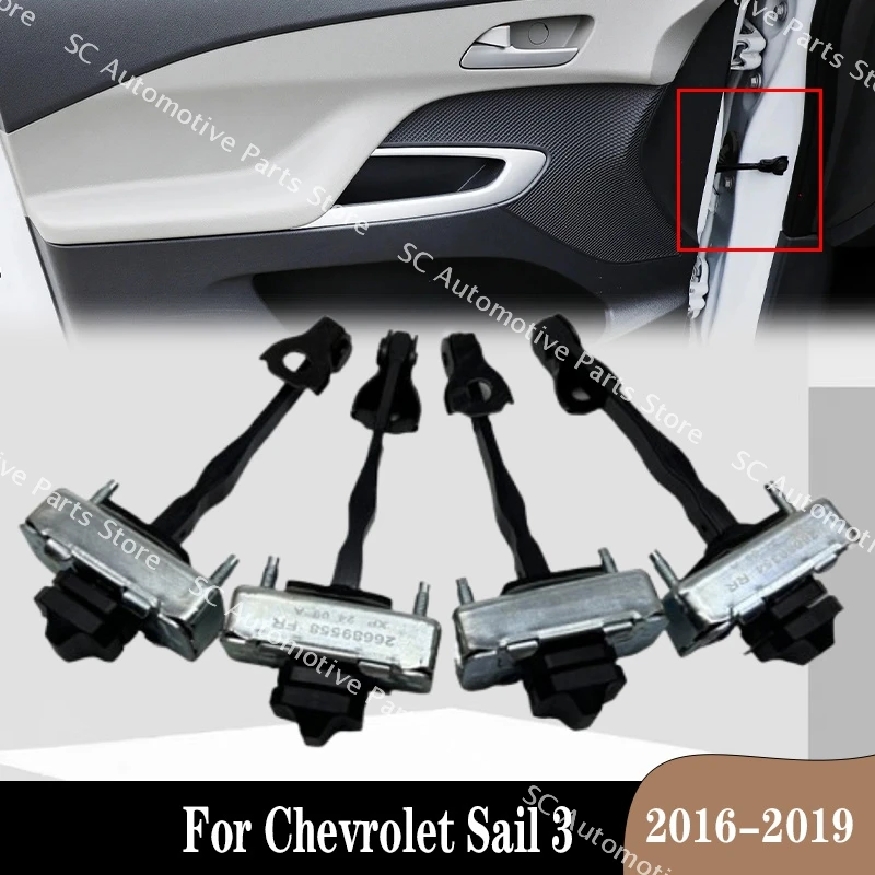 For Chevrolet Sail 3 2016-2019 26689558 26689354 Front Rear Door Hinge Limit Rod Check Strap Stopper