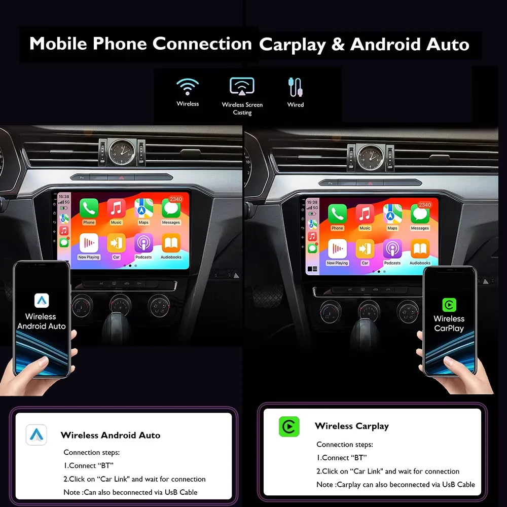 For Opel Vauxhall Mokka 2012 - 2016 For Buick Encore 2013 - 2019 Android 15 2 Din Car Radio Multimedia Player Carplay Autoradio