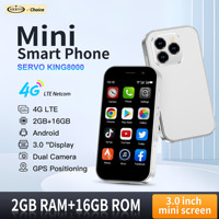 SERVO KING8000 Mini Smartphone 4G LTE Android OS 2GB+16GB Google Play WiFi GPS Face Unlock 3.0\