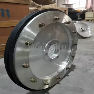 50 cm high frequency stone Cut Machine 4 Wheels Pulley and Rubber Ring Hydraulic Granite Cut Machine Parts