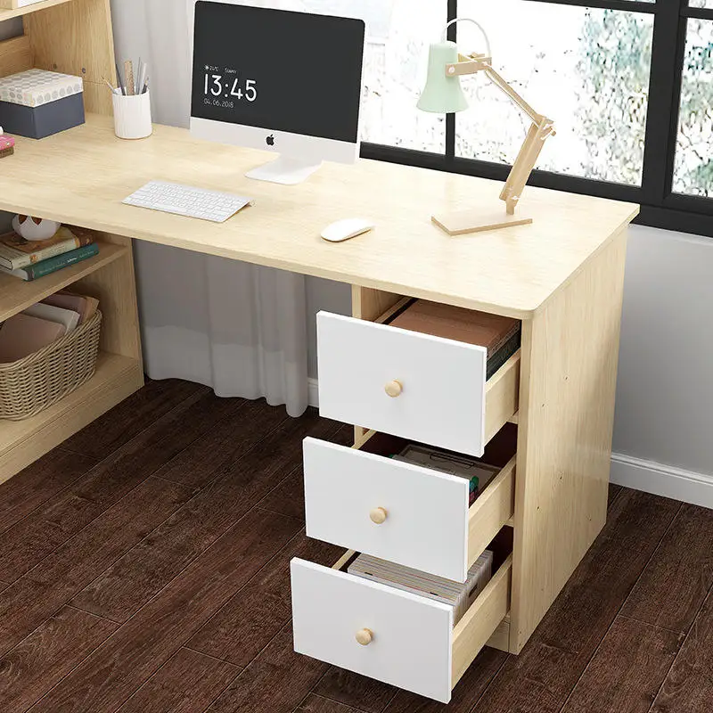 custom.Modern Desk Multifunctional Writing Desk Computer Desk Student Bedroom Dormitory Study Office Table