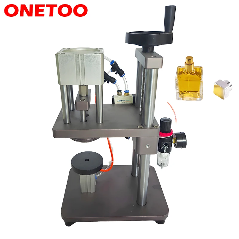 

Semi-Automatic Perfume Alcohol Press Capping Machine Perfume Bottle Capper