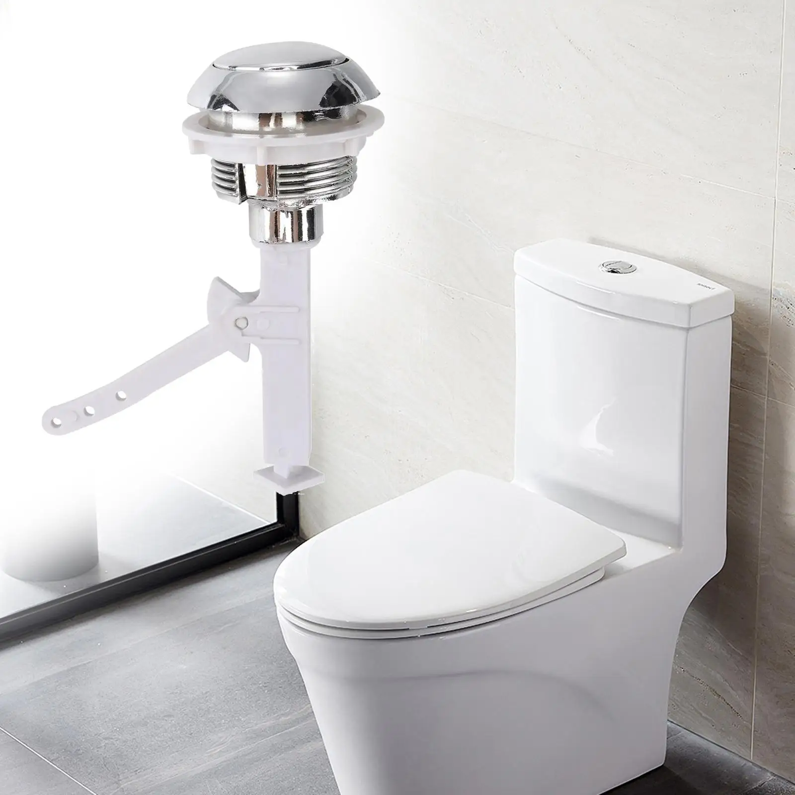 Toilet Tank Flushs Button Toilet Flush Kit Heavy Duty Flushing Toilet Button